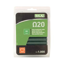 Salki Grapa Omega 20 Verde 111620 Blister 1000 Unidades para Cercas