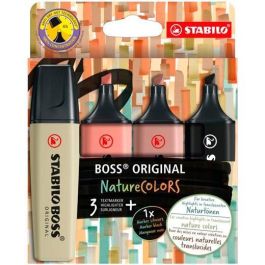 Stabilo Marcador Boss Original Naturecolors Estuche 3+1 Ud Colores Surtidos Precio: 4.49999968. SKU: B1GCLX6JJ7