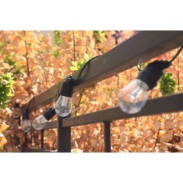 Rio AUC1728590983157 Guirnalda solar Rio Color 5 m negro
