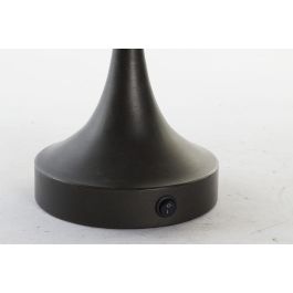DKD Home Decor Decoración Luminosa Loft LED Metal Dorado y Negro 61 cm Alto Funciona con Pilas