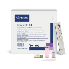 Virbac Speed 4 6 Test Test rápido cuantitativo de tiroxina circulante por fluorescencia inducida por láser. Requiere Lector Speed Reader Precio: 108.49999941. SKU: B1JWM4VGTG