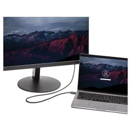 Adaptador USB C a DVI Startech CDP2DVIMM2MB Negro