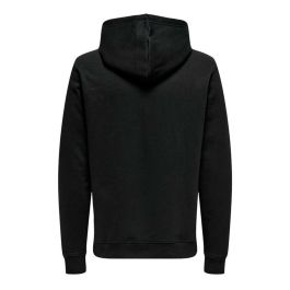Sudadera con Capucha Hombre Only & Sons Onsdawson Reg Hoodie Vd Negro