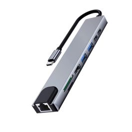Ewent EW1146 Base Docking USB-C Multipuerto 8 en 1 con HDMI 4K, Power Delivery 87W, LAN Gigabit, USB, Lector SD/MicroSD Gris Aluminio Precio: 25.99000019. SKU: B15AM7D5T4