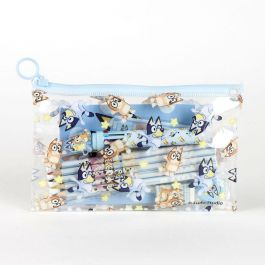 Cerdá Set de Papelería Escolar Bluey Goma EVA Azul, perfecto para niños a partir de 3 años. Dimensiones: 22.0 x 14.0 x 0.5 cm.