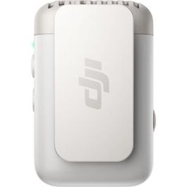 Dji DJI1726653659564 Transmisor inalámbrico Mic 2, blanco perla, audio HD, grabación de 32 bits