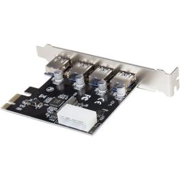 LogiLink PC0057A Tarjeta PCI Express 4 Puertos USB 3.0 (3.1 Gen 1) Interna para PC, 5 Gbit/s con VIA VL805