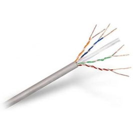 Nanocable 10.20.0504 Bobina de Cable de Red RJ45 UTP Cat.6e 305m Gris Rígido AWG24 100% Cobre Nanocable 10.20.0504 Bobina de Cable de Red RJ45 UTP Cat.6e 305m Gris Rígido AWG24 100% Cobre