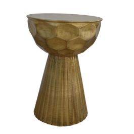 DKD Home Decor Mesita Auxiliar Vintage de Metal Dorado, 39 cm Ancho, 54 cm Alto, 39 cm Fondo Precio: 114.49999979. SKU: S3034348