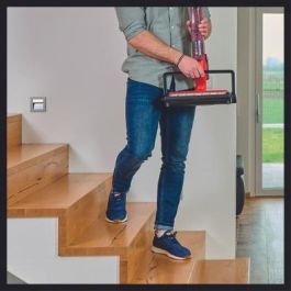 Einhell Akku-Hartbodenreiniger CLEANEXXO para Laminado, Azulejos y Madera - Limpiador Húmedo de Suelos Duros, 400 ml, Rojo