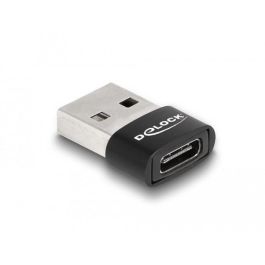DELOCK Adaptador USB 2.0 USB Typ-A St > USB Type-C Bu schwarz negro