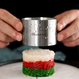 Quttin Set 3 Emplatadores Inox Redondo 6-8-1 10 cm x 10 cm x 4.5 cm