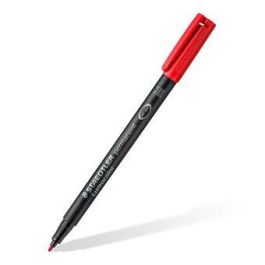 Staedtler Marcadores Lumocolor Permanentes Punta Media 1mm, 317 WP4, Surtidos (Negro, Azul, Verde, Rojo)