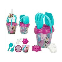 Cubo playa frozen 14 cm con pala,rastrillo,cedazo y 2 moldes. - modelos surtidos Precio: 4.79000038. SKU: B1JGAFFTER