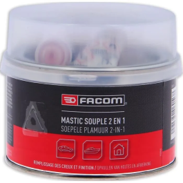 FACOM Masilla de poliéster suave 2 en 1 - Para nivelación y relleno - Con endurecedor - 500 g Beige claro Precio: 25.4999998. SKU: B1KCNWEAME