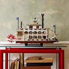 LEGO Ideas 21356 Barco de vapor del río Misisipi Set de construcción para adultos
