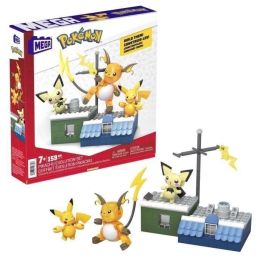 Mega Bloks Hkt23 - Set de Construcción Pokémon Evoluciones Pikachu, Pichu, Raichu Figuras Articuladas con Entorno Azotea Precio: 21.99000034. SKU: B17YQZBLHX