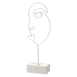 Figura Decorativa Blanco Plateado Cerámica Hierro 15,7 x 8 x 42,9 cm Precio: 10.2849994313. SKU: B1K7MFZDQL