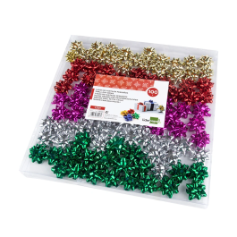 Liderpapel Lazos Fantasía Pequeños Metalizados Colores Surtidos