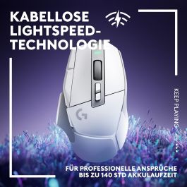 Logitech G502 X LIGHTSPEED EER2 Ratón Gaming Inalámbrico, Óptico 25600 DPI, 13 Botones Programables, Mano Derecha, Blanco