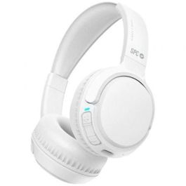 SPC 4628B Auriculares Inalámbricos On-Ear Heron 2 Studio con Micrófono Bluetooth 5.4, 50h Autonomía, Modo Juego, Blancos