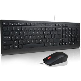 Lenovo 129 Essential Wired Combo Teclado y Ratón Cableado Alemán
