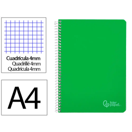 Liderpapel Cuaderno Espiral A4 Witty Tapa Dura 80 Hojas 90gr Cuadro 4mm Con Margen Color Verde Precio: 10.58999986. SKU: B17NXT2S73