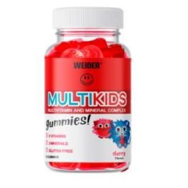Weider Multikids Gummy Multivitamínico para Niños Sabor Cereza 50 Gomitas Precio: 10.5000005. SKU: B1CMVWTVR2