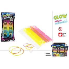 Pulseras luminosas brilla en la oscuridad. el sobre incluye 24 pulseras. Precio: 3.58999982. SKU: B1FPKQ5Q5Y