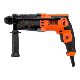 Black+Decker Martillo SDS-Plus BEHS01K-QS 650W 3 Modos Portabrocas SDS Plus, Velocidad Variable, Incluye Maletín y Accesorios