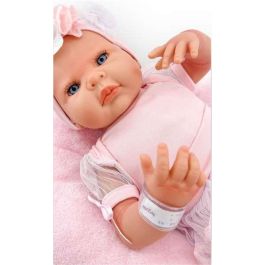 Reborn bailarina tul blanco mecanismo besistos y almohada rosa maquillaje: 18502-24 50 cm Reborn bailarina tul blanco mecanismo besistos y almohada rosa maquillaje: 18502-24 50 cm