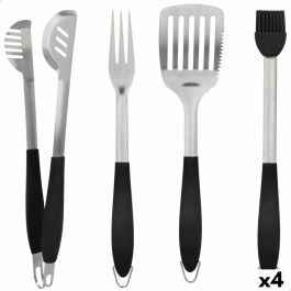 Set de Utensilios para Barbacoa Aktive 4 Piezas Barbacoa Acero Inoxidable 10 x 42 x 4 cm (4 Unidades) Precio: 61.49999966. SKU: B1ASK2ZR6V