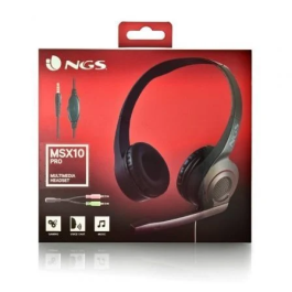 NGS MSX10PRO Auriculares con Micrófono Jack 3.5mm Negro