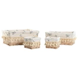 Cesta Ropa Shabby DKD Home Decor Natural 25 x 16 x 36 cm Set de 4 Precio: 22.49999961. SKU: B13GHJL9VA