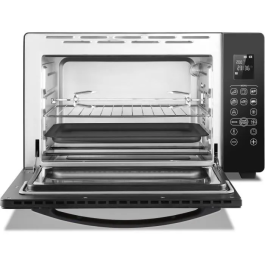 Continental Edison CEMF45DIG Mini Horno Eléctrico 45L Negro 2000W con Asador y Convección Natural