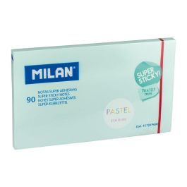 Milan Bloc Notas Super Adhesivas Azul Pastel 76 x 127 mm 90 Hojas Precio: 1.49999949. SKU: S7914146