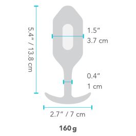 Plug Anal B-Vibe Vibrating Snug 3 Azul (3,7 x 13,8 x 1 cm) Plug Anal B-Vibe Vibrating Snug 3 Azul (3,7 x 13,8 x 1 cm)