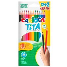 Carioca Lápices De Colores Tita C-Surtidos Estuche 12+2 Ud Gratis Precio: 1.49999949. SKU: B19T49Q9XA