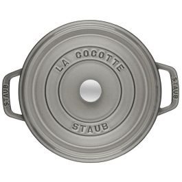Staub La Cocotte Redonda Hierro Fundido 26cm Grafito-Gris