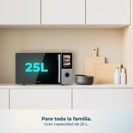 Microondas con Grill Cecotec Convection 2500 Touch Negro 1200 W 2500 W 500 W 900 W 900-1000 W 8 niveles 25 L