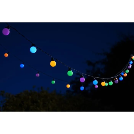 Smart Garden SMA5050642100816 Guirnalda de Luces LED MultiPower BT, 4.35 m, 30 Bombillas, 35 Lúmenes, Plástico