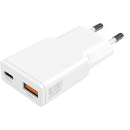 4smarts Cargador PDPlug Slim Duos 30W GaN USB-C + USB-A Blanco Precio: 32.69000009. SKU: B15HCPK6FA