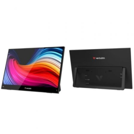 Verbatim 32402 Monitor Portátil Táctil 15.6" Full HD IPS USB-C Multimedia Negro con Altavoces