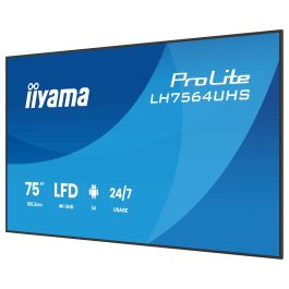 iiyama 75" UHD 3840x2160 VA DLED Panel 500cd/m² 24/7 Landscape and Portrait