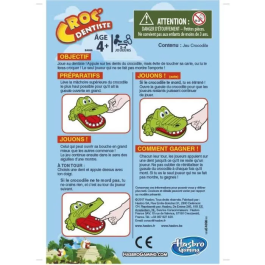 Hasbro Gaming Croc'Dentiste - Juego de mesa para niños