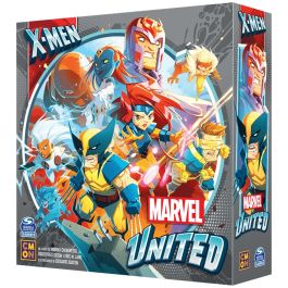 CMON MUN11ES Marvel United: X-Men Juego de Mesa - Aceptación Mutante, Lucha de Héroes y Villanos 1-5 Jugadores Español