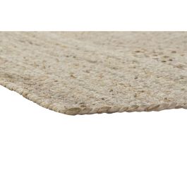 DKD Home Decor Alfombra Urban de Yute y Poliéster Marrón 180x120 cm 2200 gsm