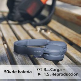 Sony WH-CH520 Auriculares Inalámbricos Diadema con Micrófono, Bluetooth 5.2, 50h Batería, Conectividad Multipunto, Azules Sony WH-CH520 Auriculares Inalámbricos Diadema con Micrófono, Bluetooth 5.2, 50h Batería, Conectividad Multipunto, Azules