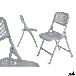 Silla Plegable GiftDecor ZJ-Y59GR Gris 59 x 50 x 82 cm 108 x 13,5 x 50 cm (4 Unidades) Precio: 111.7900003. SKU: B12B4CVV7Z