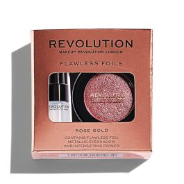 Set Makeup Revolution: Flawless Foils, Vegan, Eyeshadow Primer, 2 ml + Flawless Foils, Vegan, Eyeshadow Palette, Rose Gold, 2 g Precio: 11.49999972. SKU: B1GFPPVJ2C